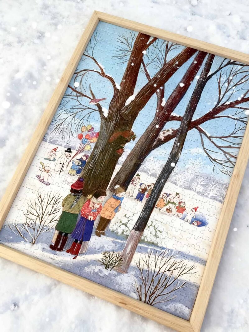 Pixel Pieces-Snowman (1) Pixel Pieces-500 Piece Puzzle-Snowman