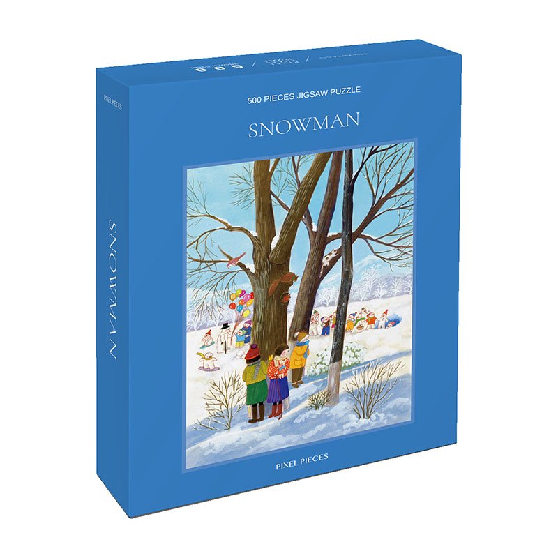 Pixel Pieces-Snowman (2) Pixel Pieces-500 Piece Puzzle-Snowman