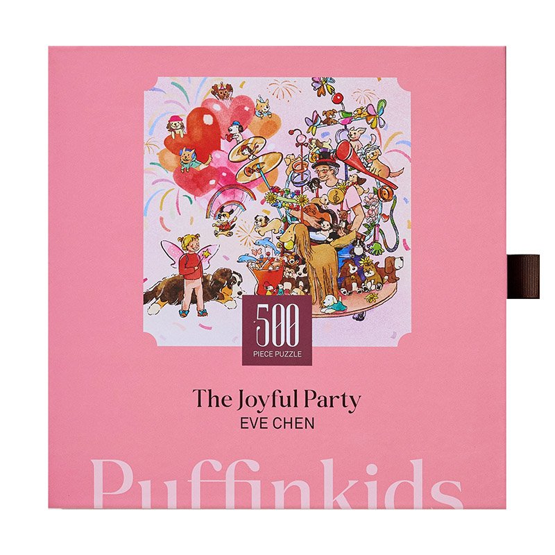Puffinkids-The Joyful Party (2) Puffinkids-500 Piece Puzzle-The Joyful Party