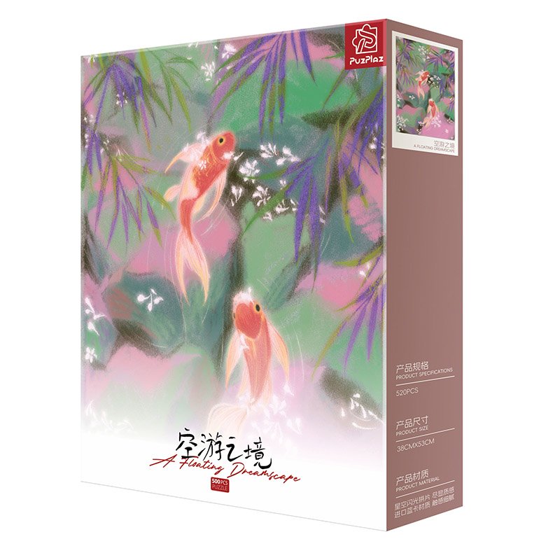 PuzPlaz-520pcs Jigsaw Puzzle-A Floating Dreamscape