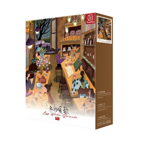 PuzPlaz-1000pcs Jigsaw Puzzle-Cozy Winter Serenade