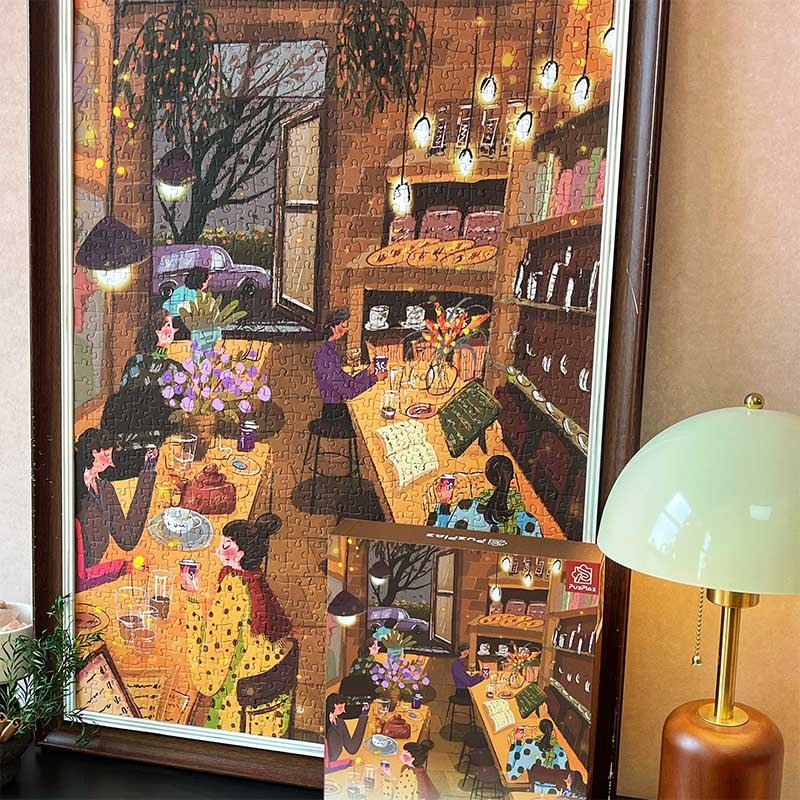 PuzPlaz-1000pcs Jigsaw Puzzle-Cozy Winter Serenade