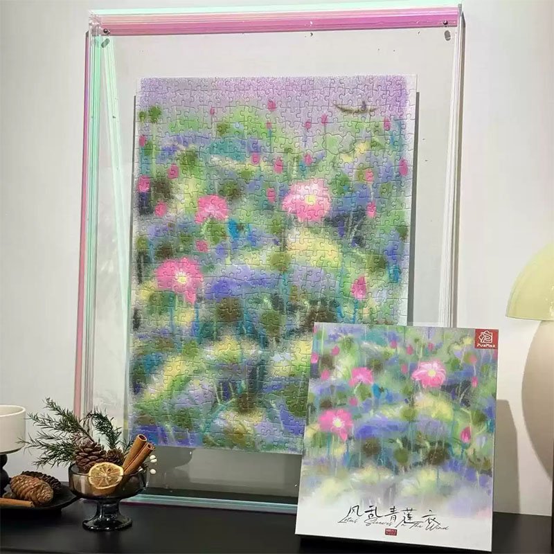 Puzplaz-Lotus Sleeves in the Wind (2) PuzPlaz-520pcs Jigsaw Puzzle-Lotus Sleeves in the Wind
