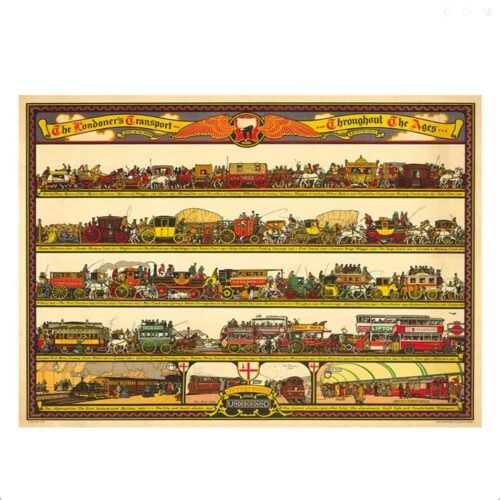 Seren Art-1000pcs Puzzle-The Londoner's Transport Throughout the Age