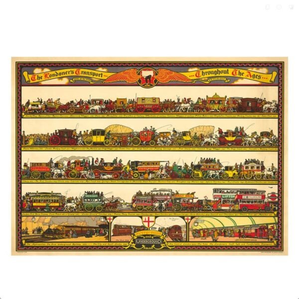 Seren Art-1000pcs Puzzle-The Londoner's Transport Throughout the Age