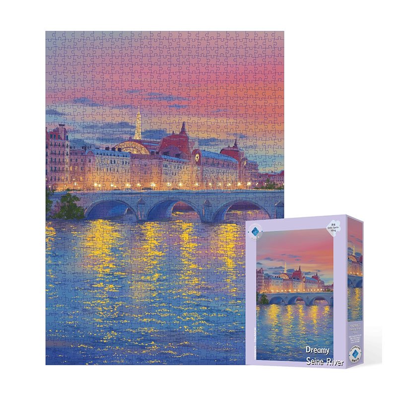 Tutudingdang-Dreamy Seine River TuTuDingDang-1000pcs Jigsaw Puzzle-Dreamy Seine River