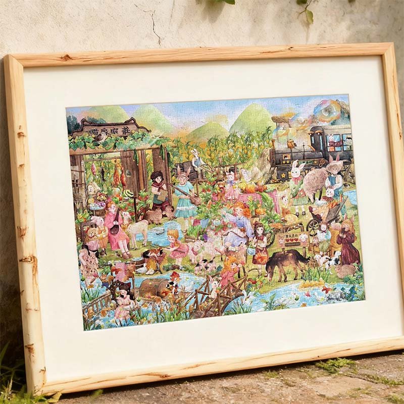 Tutudingdang-Farm2 TuTuDingDang-1000pcs Jigsaw Puzzle-Farm
