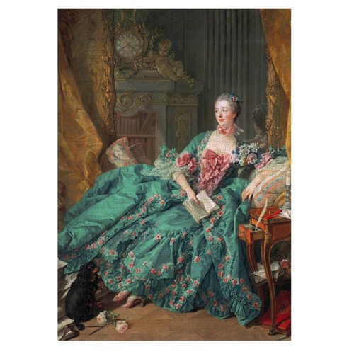 Bayby-1000pcs Plastic Jigsaw Puzzle-madame de pompadour