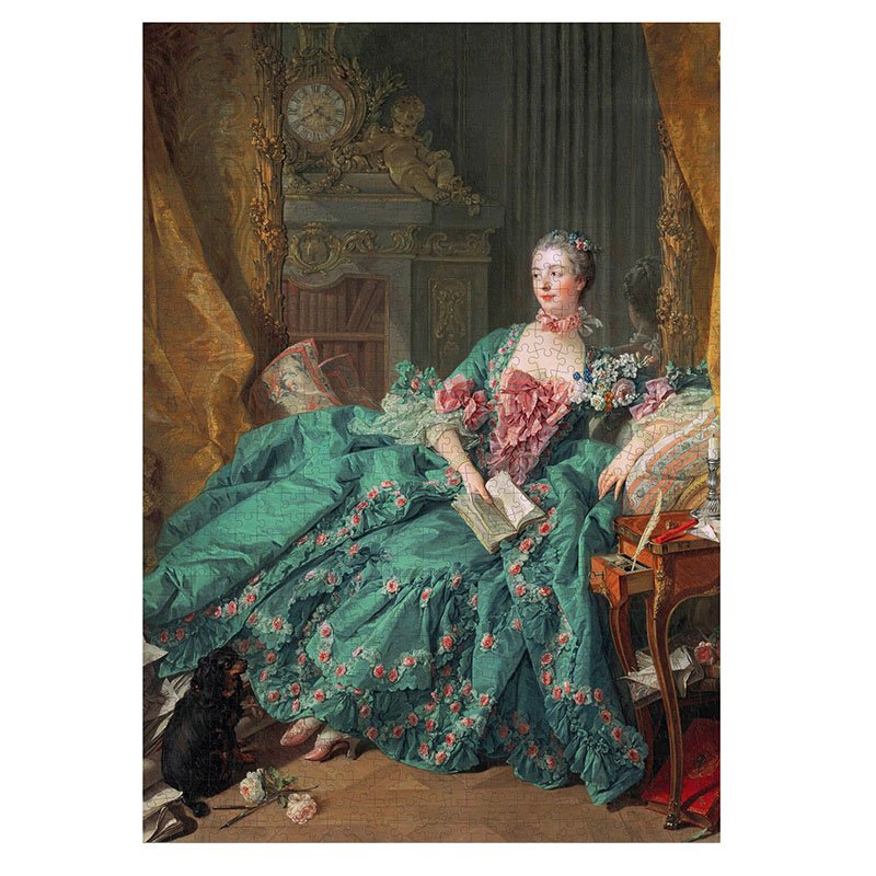 Bayby-1000pcs Plastic Jigsaw Puzzle-madame de pompadour
