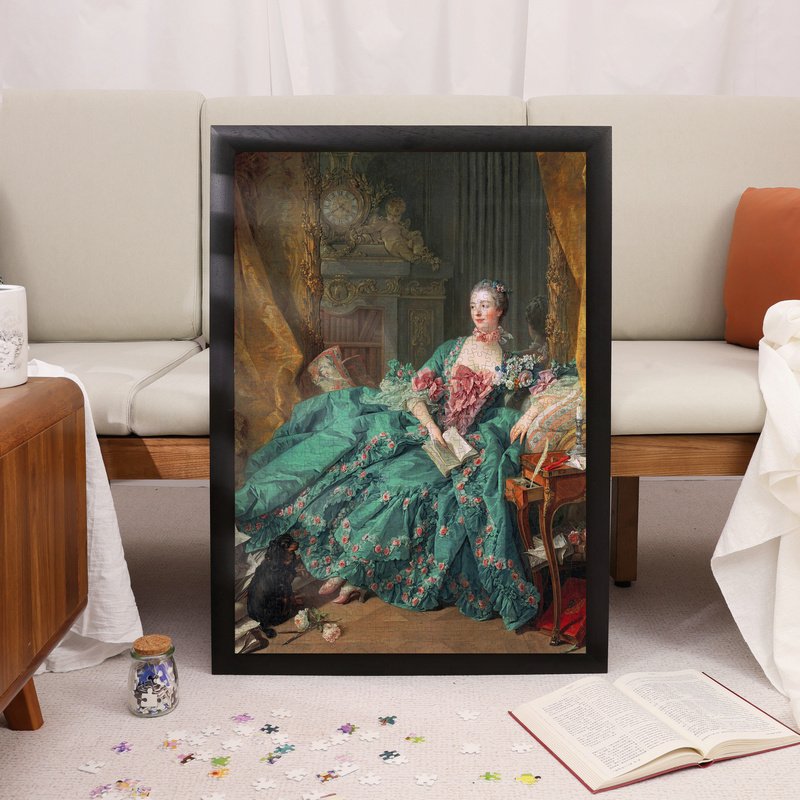 Bayby-1000pcs Plastic Jigsaw Puzzle-madame de pompadour