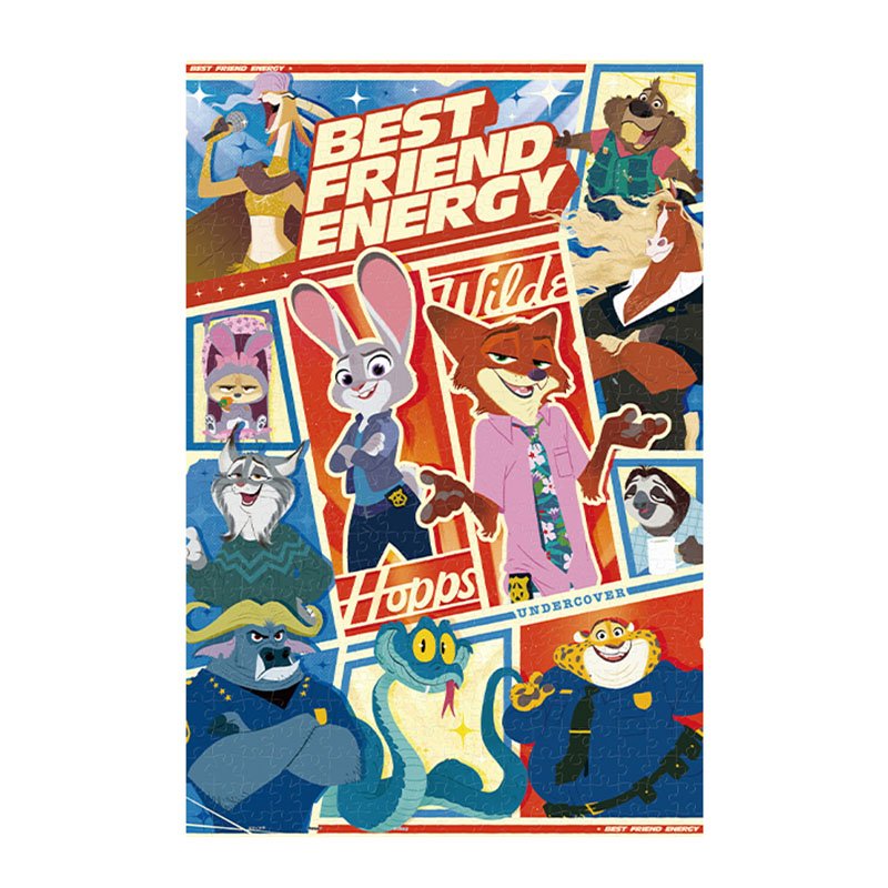 3djp(Pintoo)-3D Jigsaw Puzzles 500pcs-Zootopia Best Friend Energy