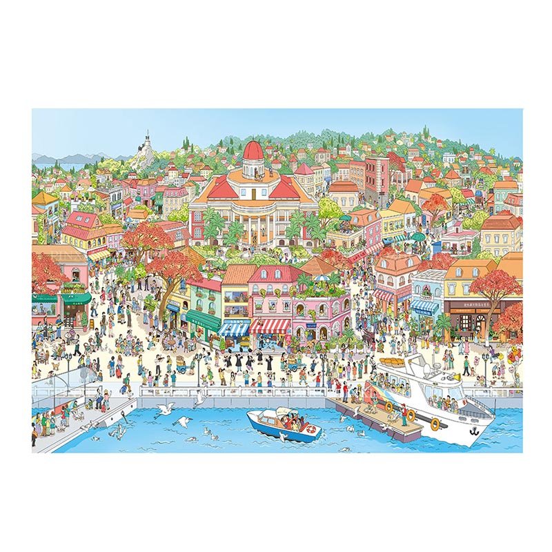 A Stroll Around Gulangyu Island (2) Priceces-1000pcs Jigsaw Puzzle-A Stroll Around Gulangyu Island