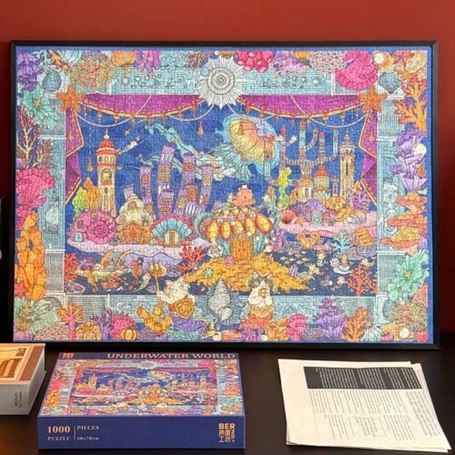 Ber-Underwater World (8) Ber Puzzle-1000pcs Jigsaw Puzzle-Underwater World