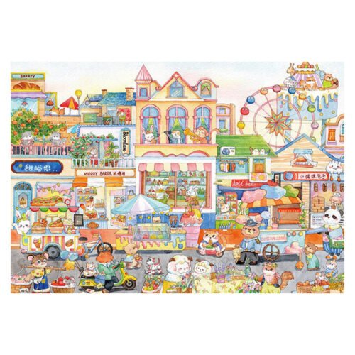 Botop Fusion-500pcs Jigsaw Puzzle-Animal Street
