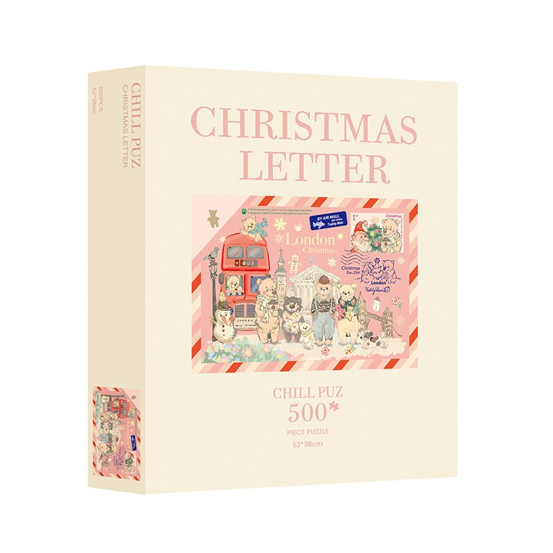 Chill Puz-500 Piece Puzzle-Christmas Letter
