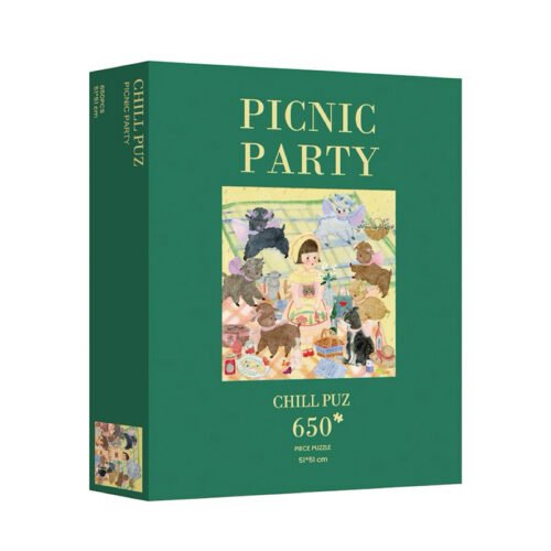 Chill Puz-Picnic Party 650 Piece Puzzle-Chill Puz-Picnic Party