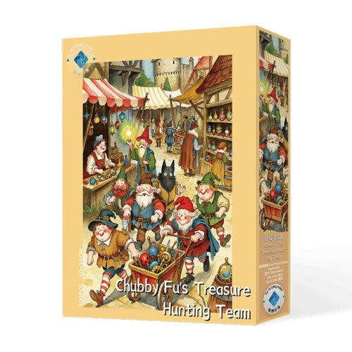 Chubby Fu Treasure Hunting Team TuTuDingDang-500pcs Puzzle-Chubby Fu Treasure Hunting Team