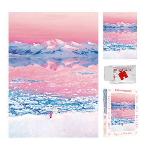 Dream Friends-1000 Jigsaw Puzzle-Sayram's Pink Hour