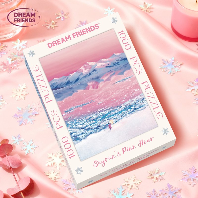 Dream Friends-1000 Jigsaw Puzzle-Sayram's Pink Hour