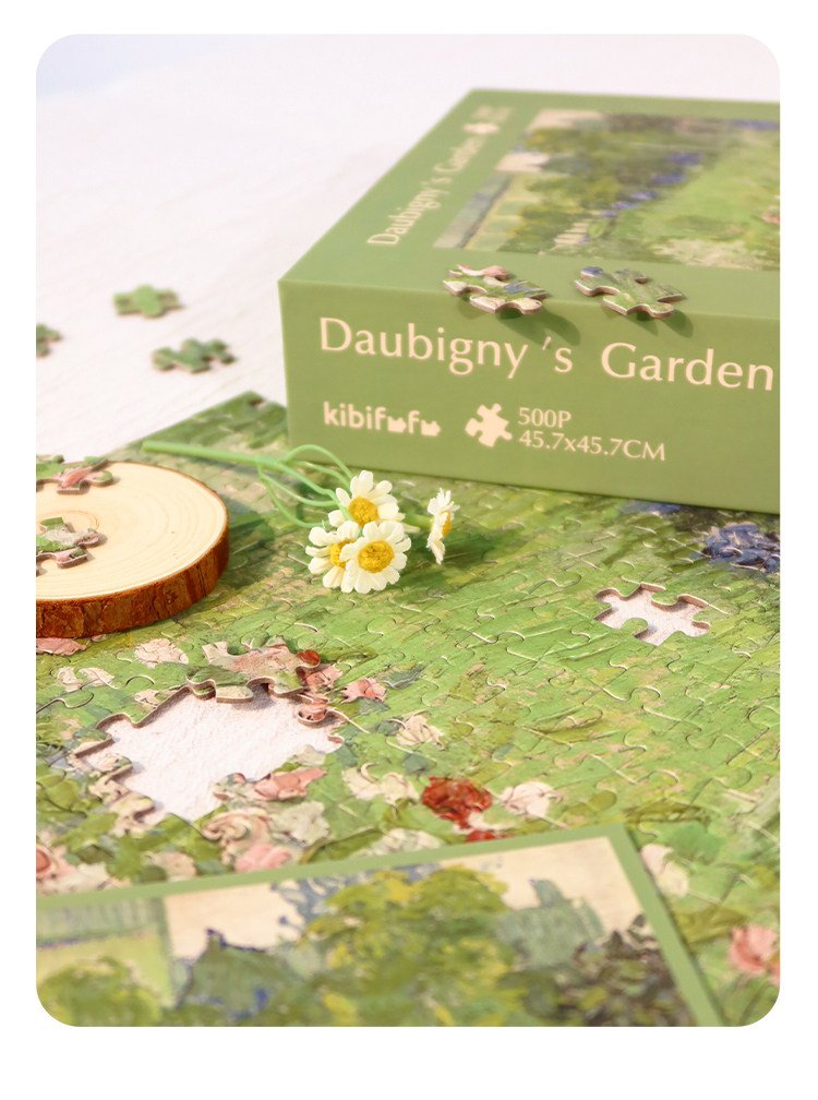 Kibifufu-Daubigny Garden (4) Kibifufu-500pcs Jigsaw Puzzle-Daubigny's Garden