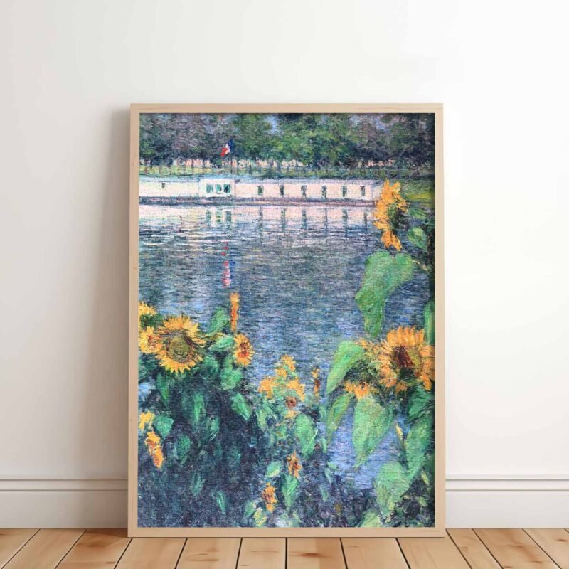 Kibifufu-Sunflowers along the Seine (1) Kibifufu-Puzzle 1000 Piece-Sunflowers along the Seine