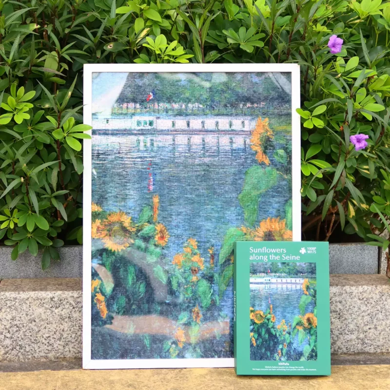 Kibifufu-Sunflowers along the Seine (3) Kibifufu-Puzzle 1000 Piece-Sunflowers along the Seine