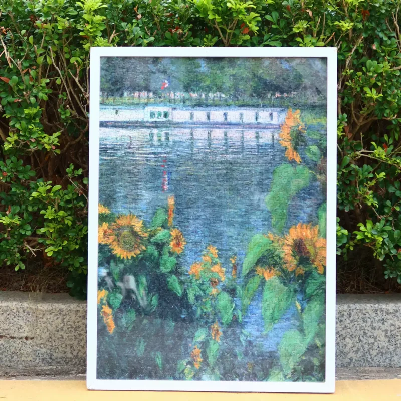Kibifufu-Sunflowers along the Seine (4) Kibifufu-Puzzle 1000 Piece-Sunflowers along the Seine