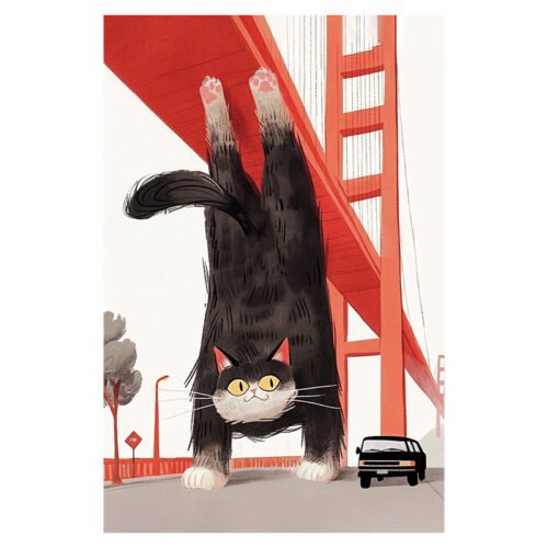 Pazou-300 Piece Puzzle-Chonk Cat Pier