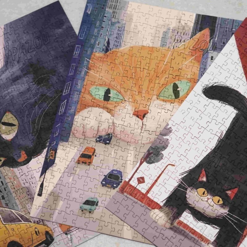 Pazou-The Ginger Majesty (1) Pazou-300 Piece Puzzle-Chonk Cat Pier