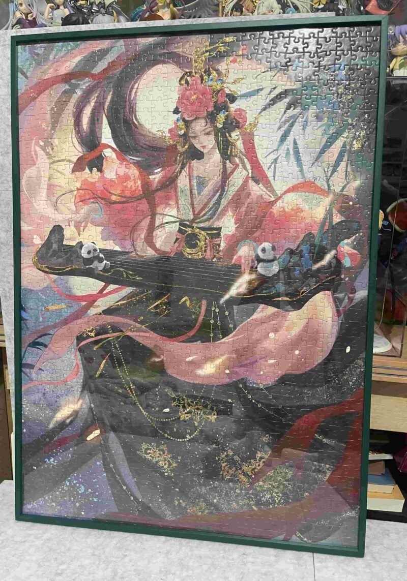 Pinpin-Chinese Flower Deities: Cotton Rose Hibiscus-Sichuan-1000pcs Jigsaw Puzzle