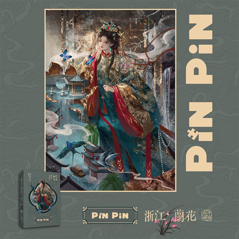 Pinpin-Chinese Flower Deities: Orchid-ZheJiang-1000pcs Jigsaw Puzzle