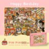 Pinpin Puzzle-1000 Piece-Happy Birthday
