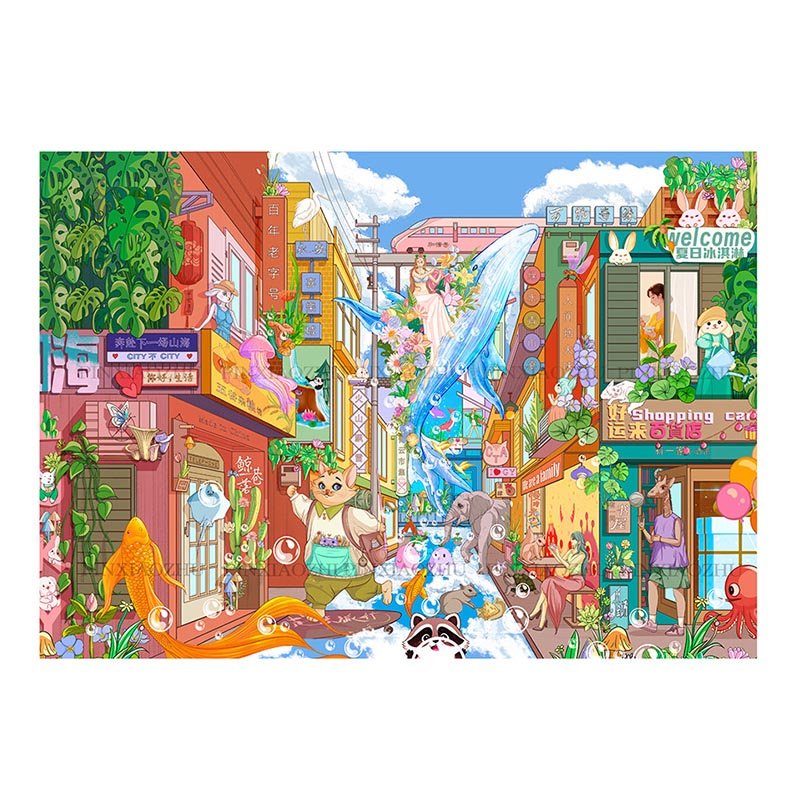 Priceces-1000pcs Jigsaw Puzzle-Cosmic Ties
