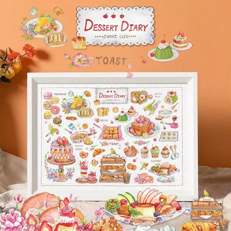 Priceces-Dessert Diary (1) Priceces-1000pcs Jigsaw Puzzle-Dessert Diary
