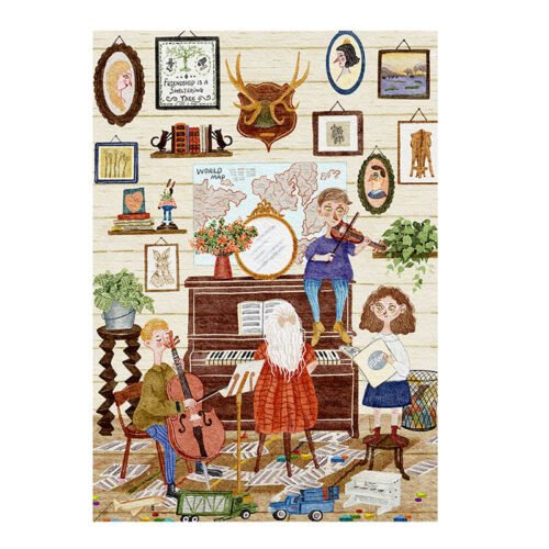 Priceces-1000pcs Jigsaw Puzzle-Retro Concert