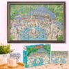 Priceces-1000pcs Jigsaw Puzzle-Water-Splashing Festival