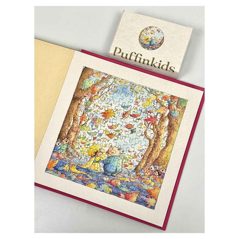 Puffinkids-A Colorful Wedding (5) Puffinkids-Wedding Picture Book Puzzle-120pcs*6