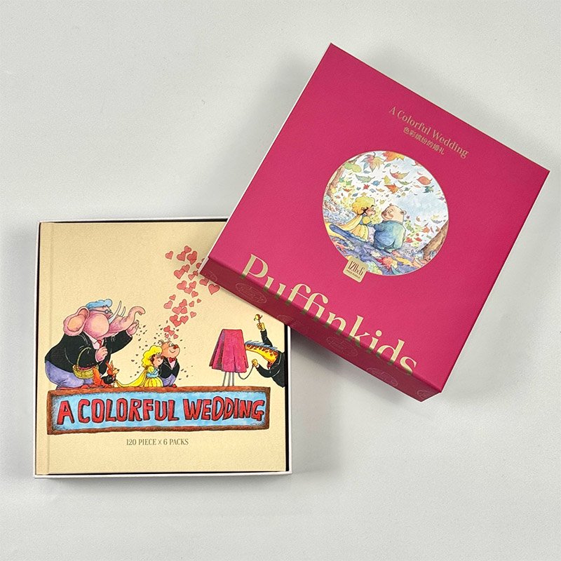 Puffinkids-A Colorful Wedding (7) Puffinkids-Wedding Picture Book Puzzle-120pcs*6