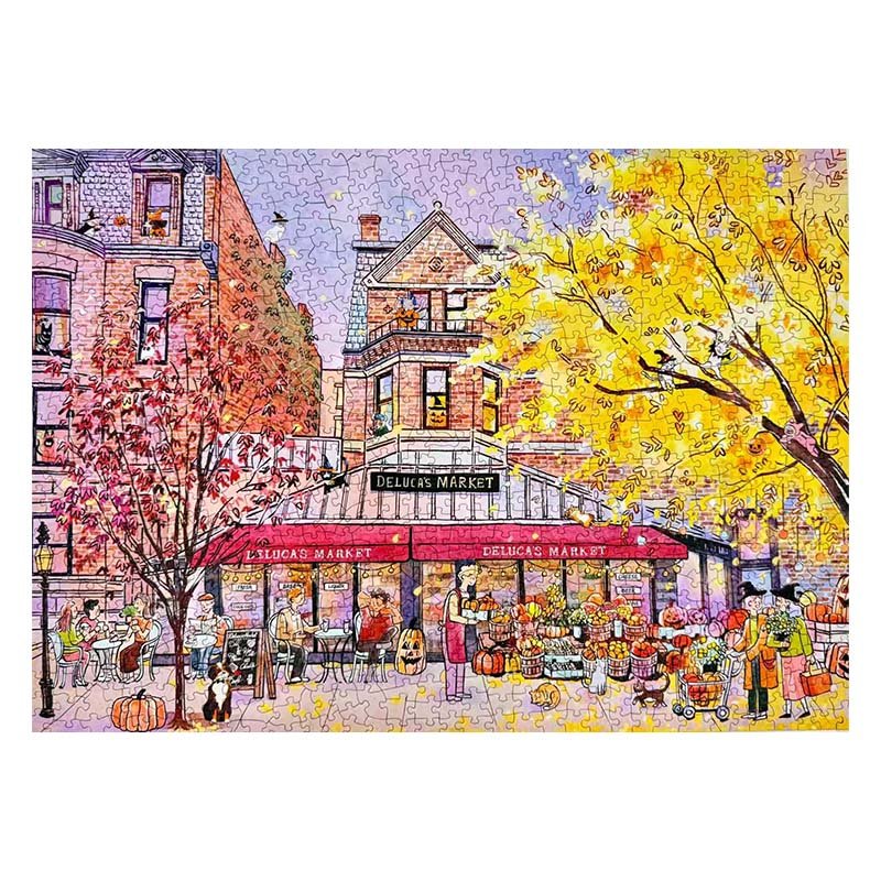 Puffinkids-1000 Piece Irregular Cut Puzzle-Autumn Magic