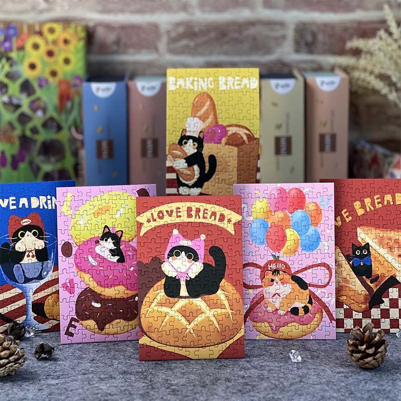 Puffinkids-Baking Cats-99pcs*6 Boxes