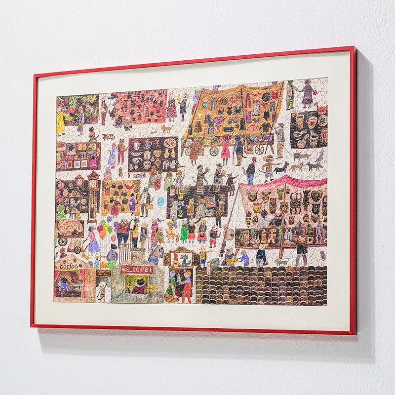 Puffinkids-1000 Piece Irregular Cut Puzzle-Cat Bazaar