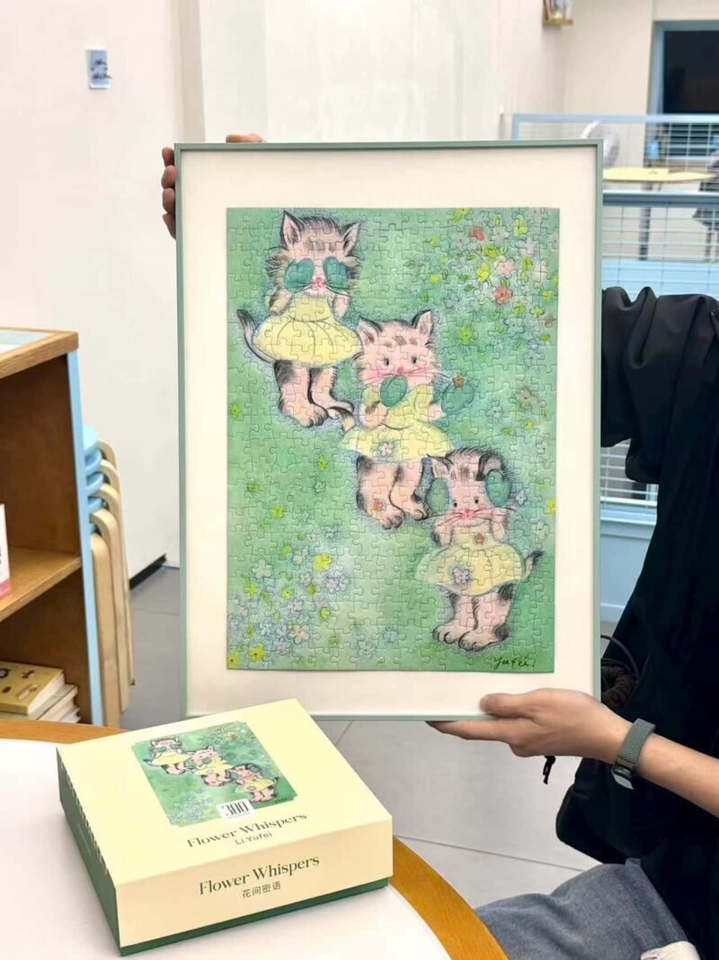 Puffinkids-300 Piece Puzzle-Flower Whispers