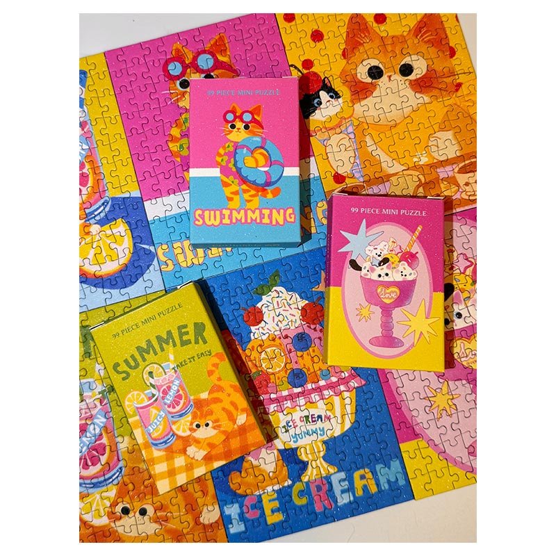 Puffinkids-Summer Cats-99pcs*6 Boxes