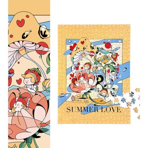 Puffinkids-Summer Love (1) Puffinkids-500 Piece Puzzle-Summer Love