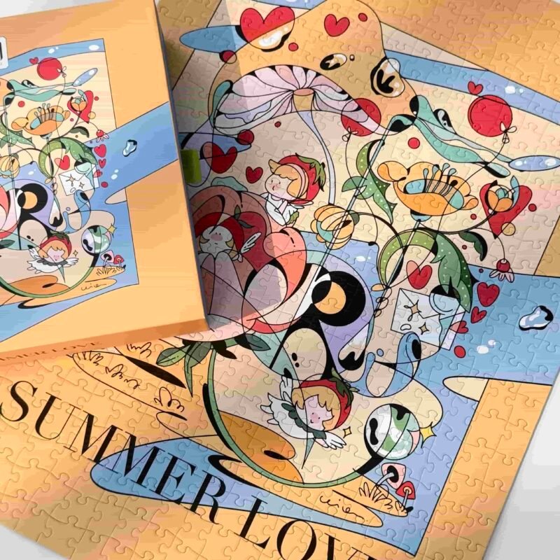 Puffinkids-500 Piece Puzzle-Summer Love