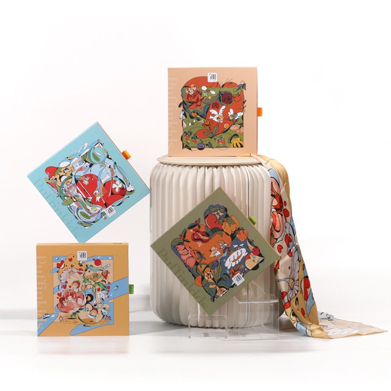 Puffinkids-Summer Love (5) Puffinkids-500 Piece Puzzle-Love in Bloom