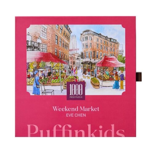 Puffinkids-Weekend Market (1) Puffinkids-1000 Piece Puzzle-Weekend Market