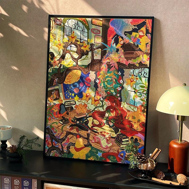 PuzPlaz-1000pcs Jigsaw Puzzle-A House Full of Starry Whispers