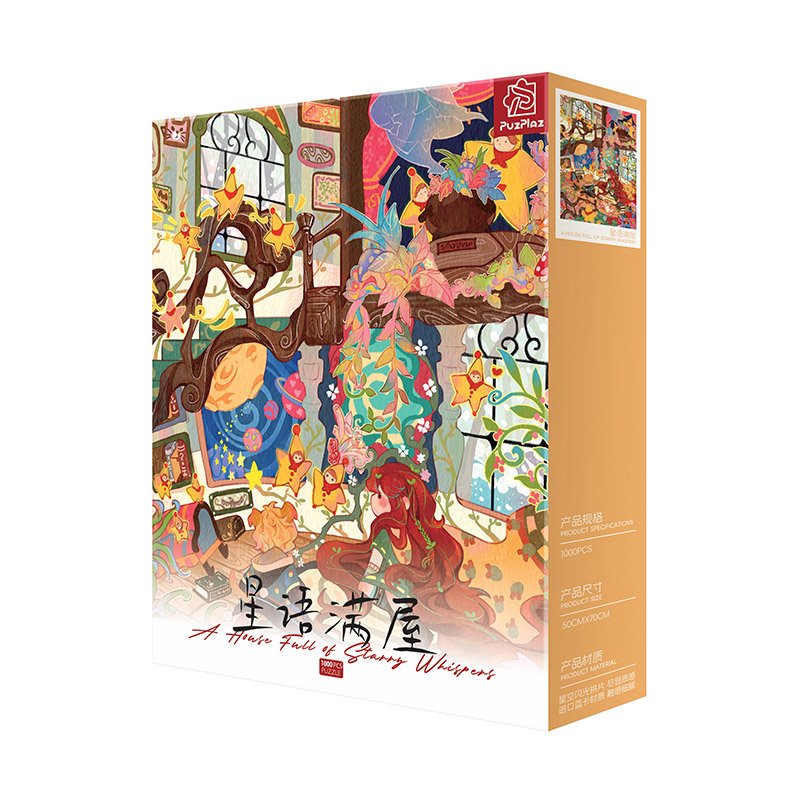PuzPlaz-1000pcs Jigsaw Puzzle-A House Full of Starry Whispers
