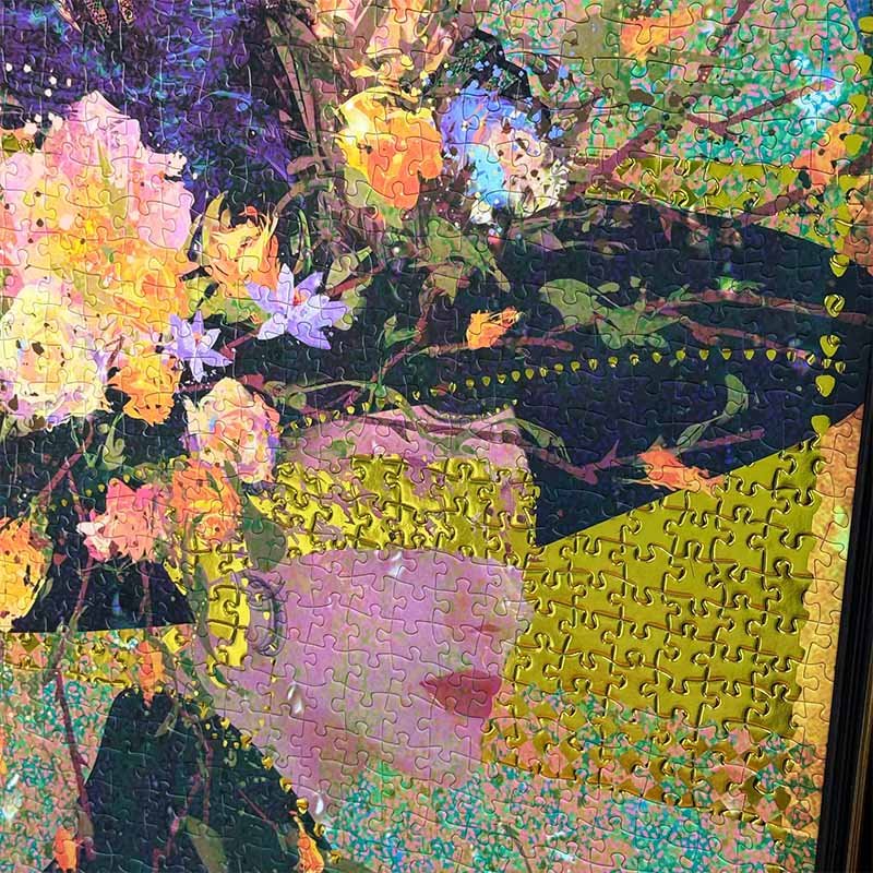 Puzplaz-Under the Mask (2) PuzPlaz-1000pcs Jigsaw Puzzle-Under the Mask(Gold Foil)